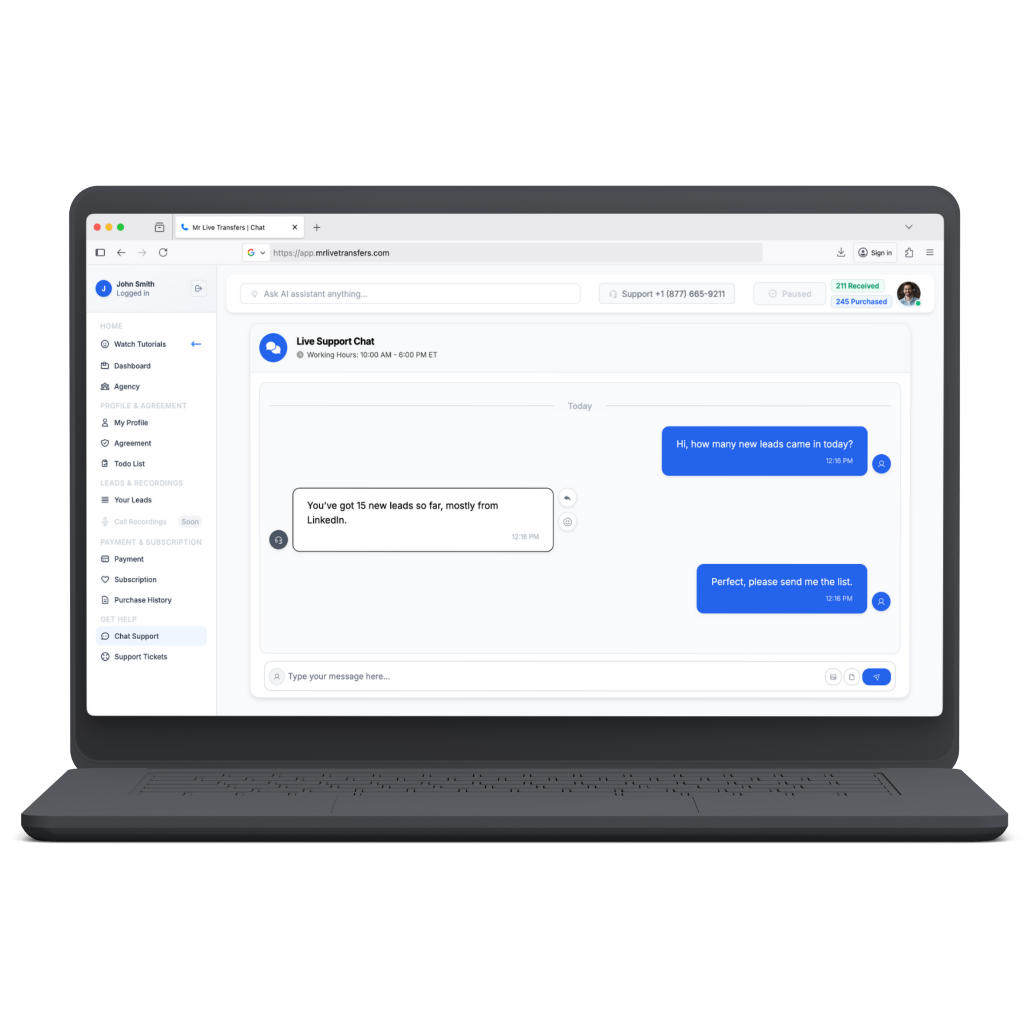 Our Achievements - Lead Generation Results